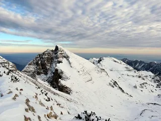 山，雪，云，天空，阿尔卑斯山，Carega，景观