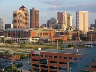 哥伦布，俄亥俄州，美国，美国，建筑，天际线