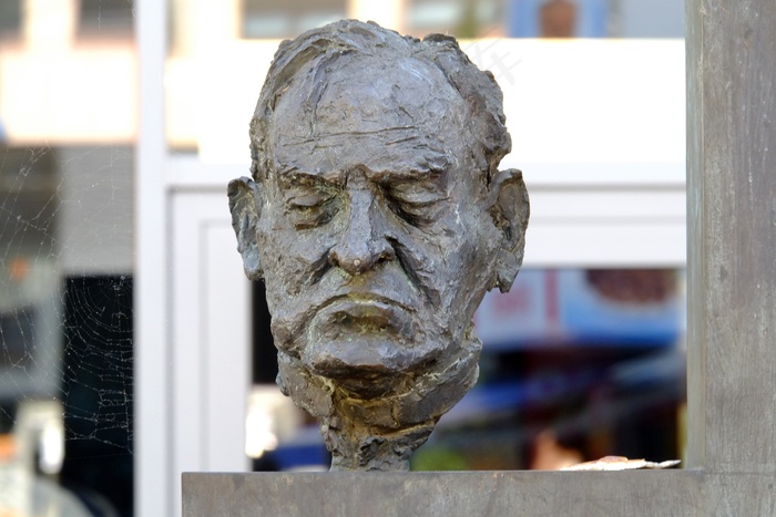 雕塑，头，脸，雕像，石像，艺术，石头