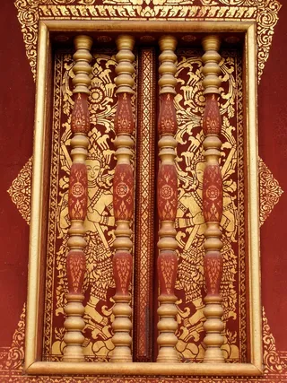 琅勃拉邦，老挝，帕邦，亚洲，湄公河，寺