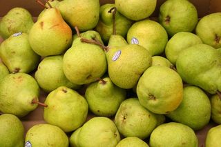 梨，水果，绿色，市场，水果，食品，美味