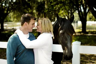 订婚，一对，爱情，浪漫，男人，女人，快乐