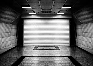 车库，地下，商店，封闭，地铁，黑暗