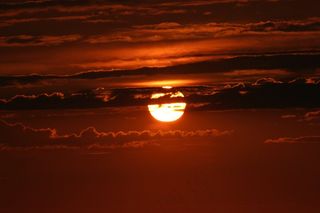 日落，景观，暮光之城，黄昏，阳光，天空