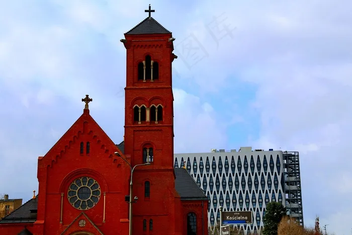 JeżycePoznań中的建筑物，新旧