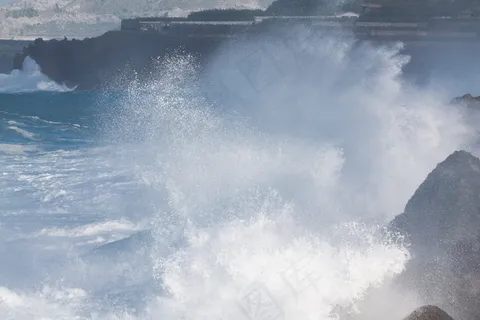海岸,岩石,海洋,洪水,海,波,水,喷雾 海岸,岩石,海洋,洪水,海,波,水,喷雾