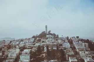 建筑，著名，圣，旧金山，美国，美国，科伊特