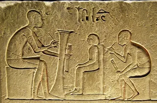 象形文字，写作，埃及语，抄写员，古代，博物馆