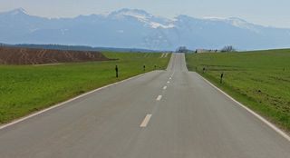 道路，距离，远见，视野，宽阔，距离