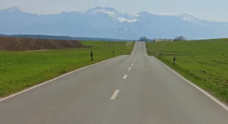 道路，距离，远见，视野，宽阔，距离