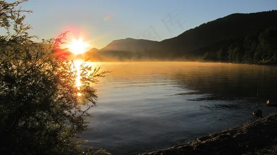 日出,自然,心情,Morgenstimmung,山,湖 日出,自然,心情,Morgenstimmung,山,湖