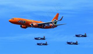 平原，航空公司，航空，飞机，固定翼