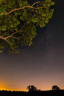 星星，夜晚，星空，天空，黑暗，风景，夏天