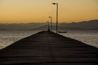 特拉皮切，船，三月，海滩，钓鱼，渔夫