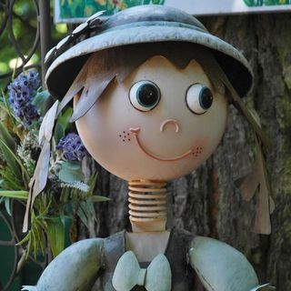 无花果，装饰，女孩，快乐，微笑