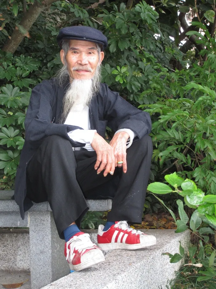 中国散文，胡子，中国，老