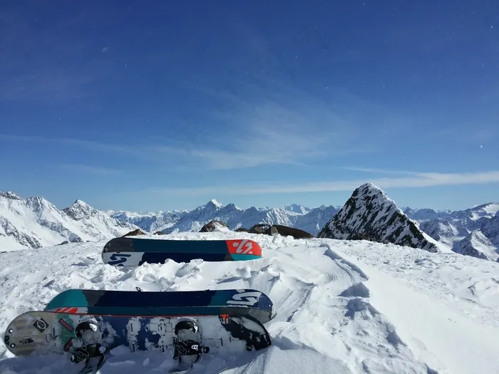 单板滑雪，分流板，Stubaital，Stubai冰川