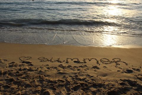 夏天，海滩，大海，度假