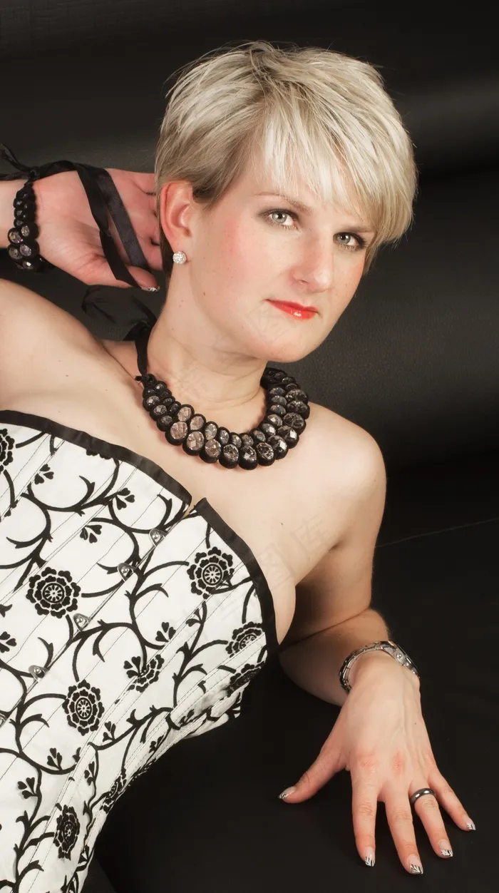 女人，肖像，年轻，化妆品，头发，美女，头