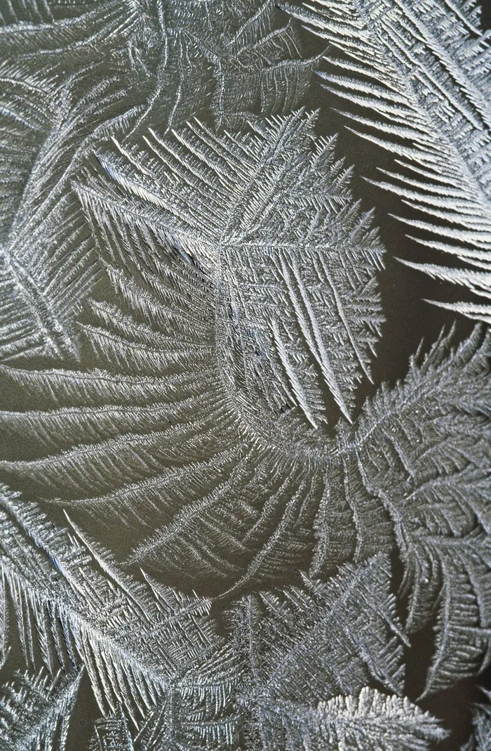 最难，窗口，冰，Eiskristalle，冻结，冬天