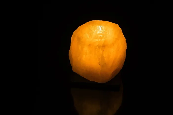 盐，蜡烛，光，橙色，反射，黑色，光面纸