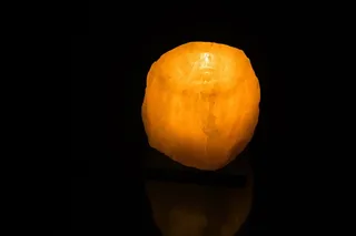 盐，蜡烛，光，橙色，反射，黑色，光面纸