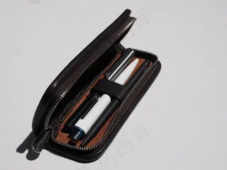 笔袋，钢笔，苦力，皮革书写盒