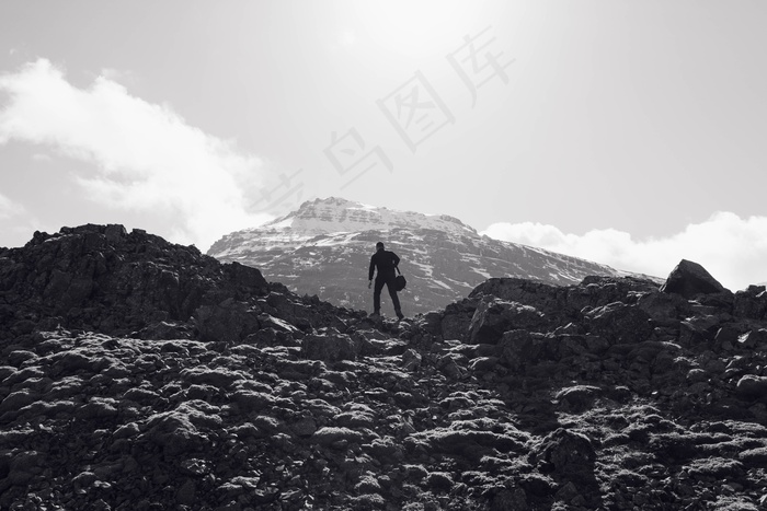 爬山，山，徒步旅行，徒步旅行，攀登