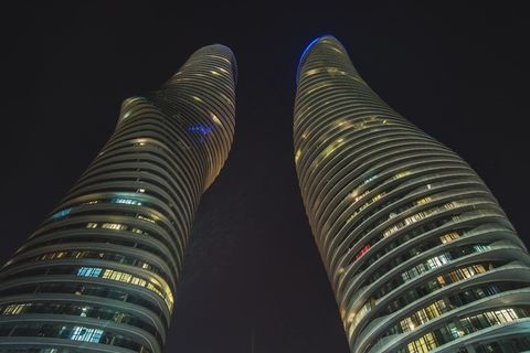 塔，摩天大楼，形状，现代，体系结构