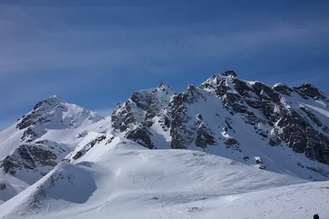 山,Pizol,滑雪场 山,Pizol,滑雪场