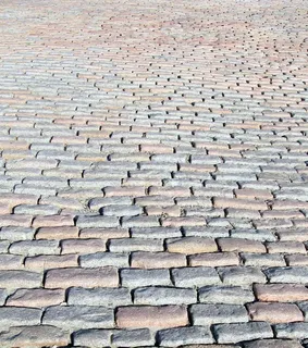 鹅卵石，路面，人行道，通路，路径，纹理