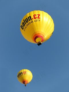 乘坐热气球，热气球，气球，空气