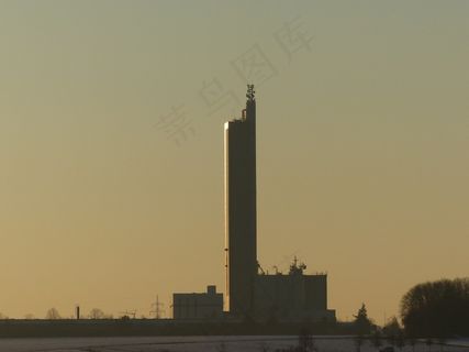 粮仓，建筑物，磨，沙普菲磨，面粉磨