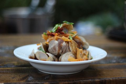 蛤，海鲜，贝类，食品，美食