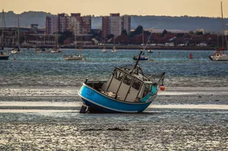 退潮，英格兰，普尔