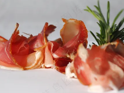火腿，吃，食品，美味，大块，熏制，熏制火腿