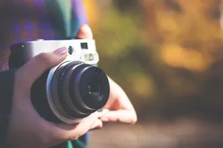 相机，镜头，摄影师，手，指甲油