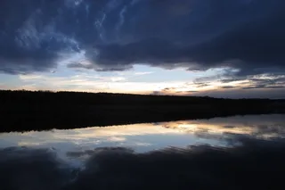 云，多云，反射，蓝色，乌云