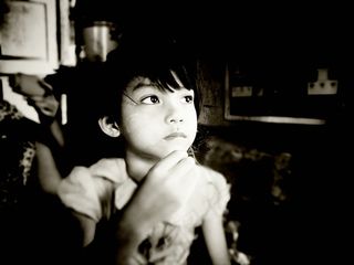 儿童，女孩，脸，婴儿，快乐，女性，年轻，小小