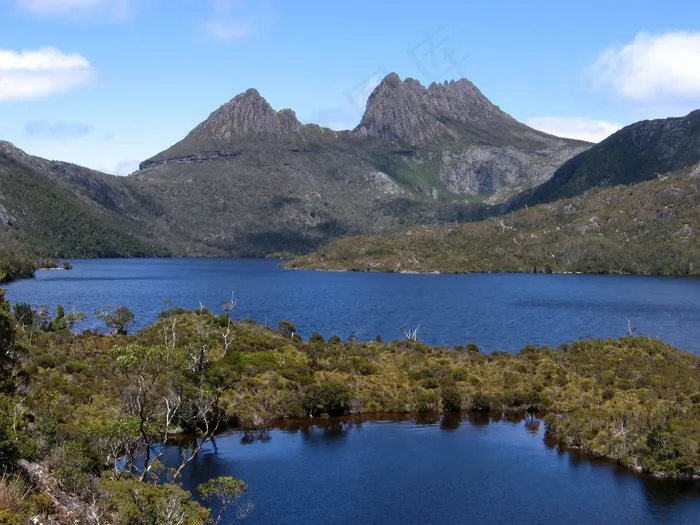 塔斯马尼亚州，摇篮山，徒步旅行，跟踪，山