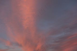 天空，日落，黄昏，云