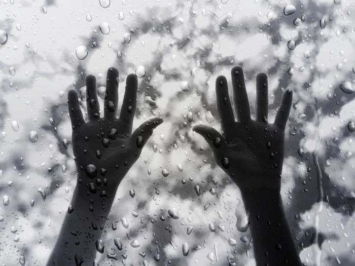 手，黑与白，黑，白，人，手指