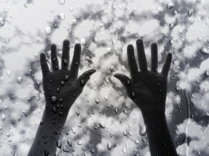 手，黑与白，黑，白，人，手指