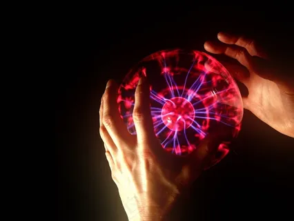 静电球,荧光壁纸,光绘,星云,超新星,魔法