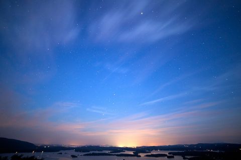 卷积云,天空,海洋,湖泊,北极光,落日湖 卷积云,天空,海洋,湖泊,北极光,落日湖