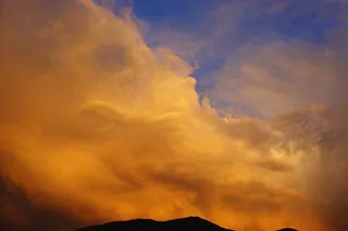 天空，向前，云，日落，傍晚的天空，天气心情