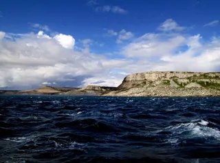 海，海岸，景观，海洋，天空，云团，水，蓝色