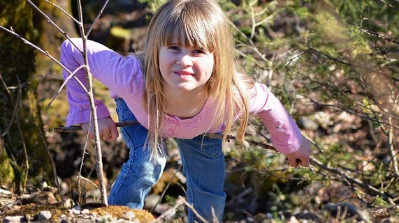 人类,儿童,女孩,金发,脸,自然,热爱自然 人类,儿童,女孩,金发,脸,自然,热爱自然