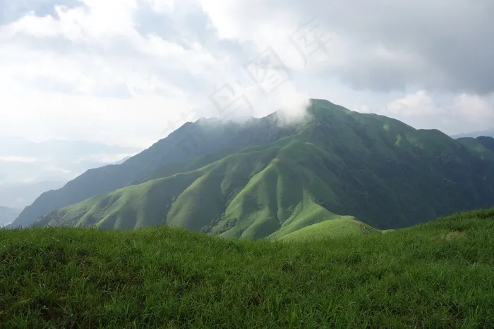 武功山，山，云