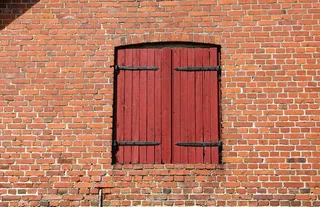 墙，砖，缝，门，端口